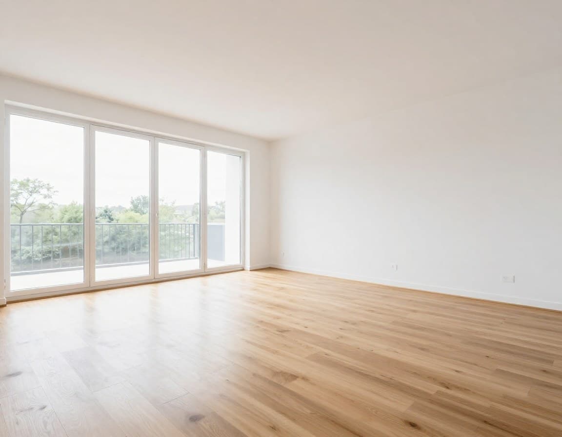 Leerer Raum vor Virtual Staging — roOomy Alternative Vergleich