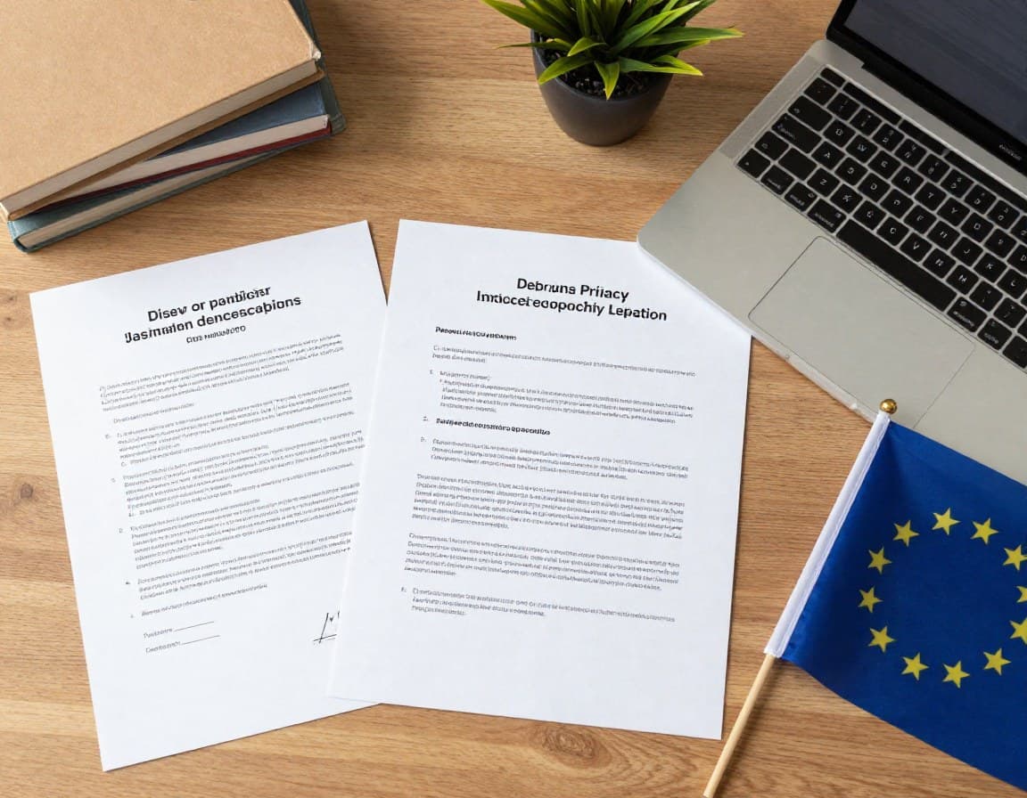 Styldod Alternative — DSGVO-Compliance-Dokumente für deutsche Immobilienmakler auf einem Schreibtisch