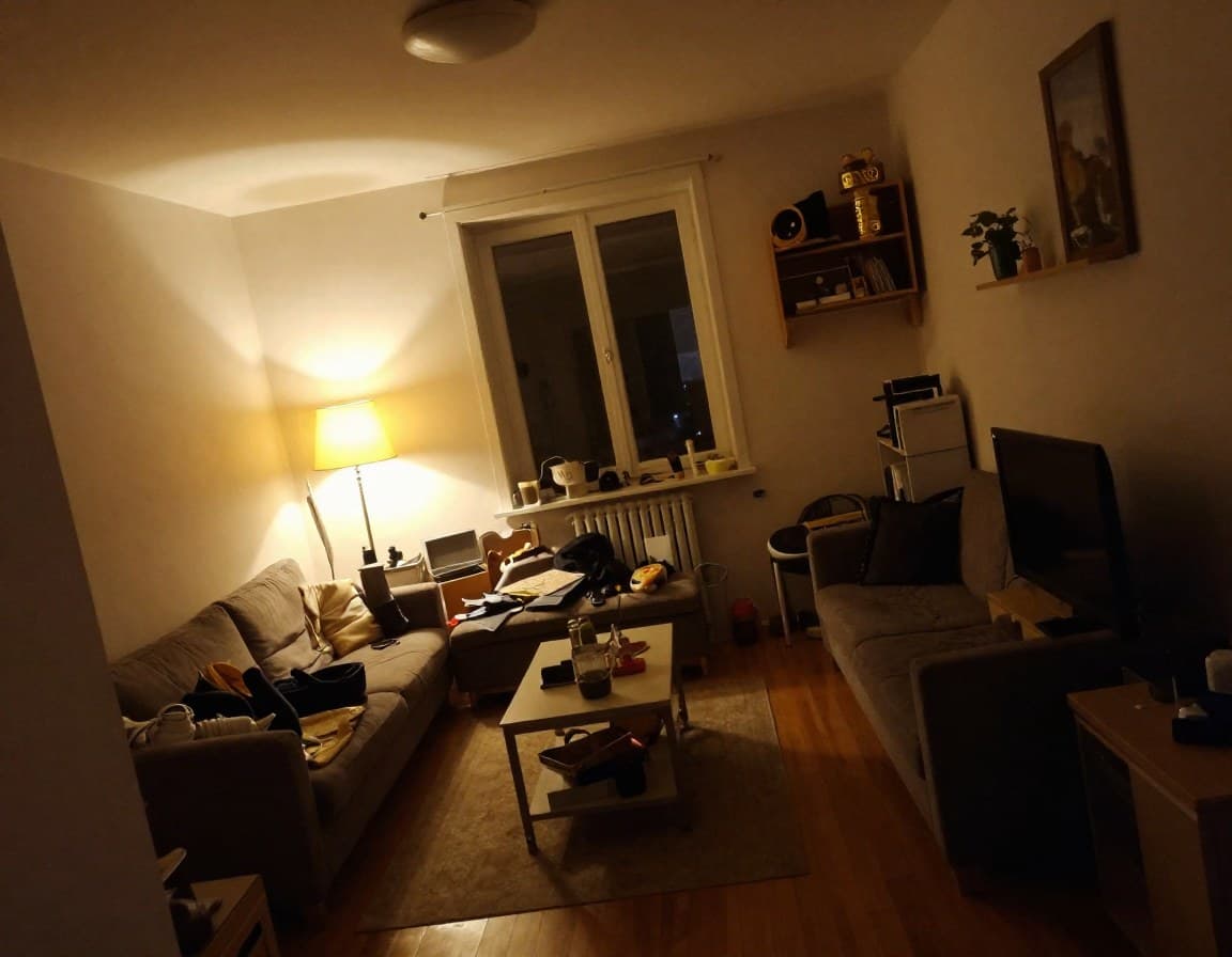 Immobilienfotografie DIY Smartphone — typisches Amateurfotos mit schlechter Belichtung