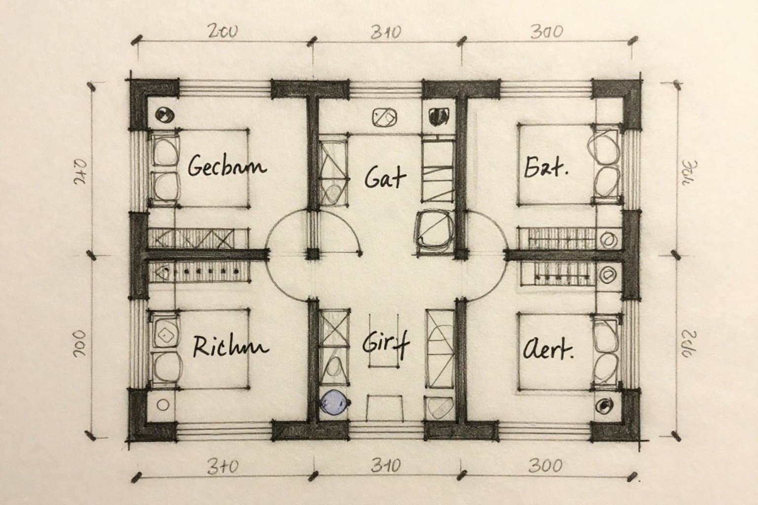 Leerer Raum vor Virtual Staging