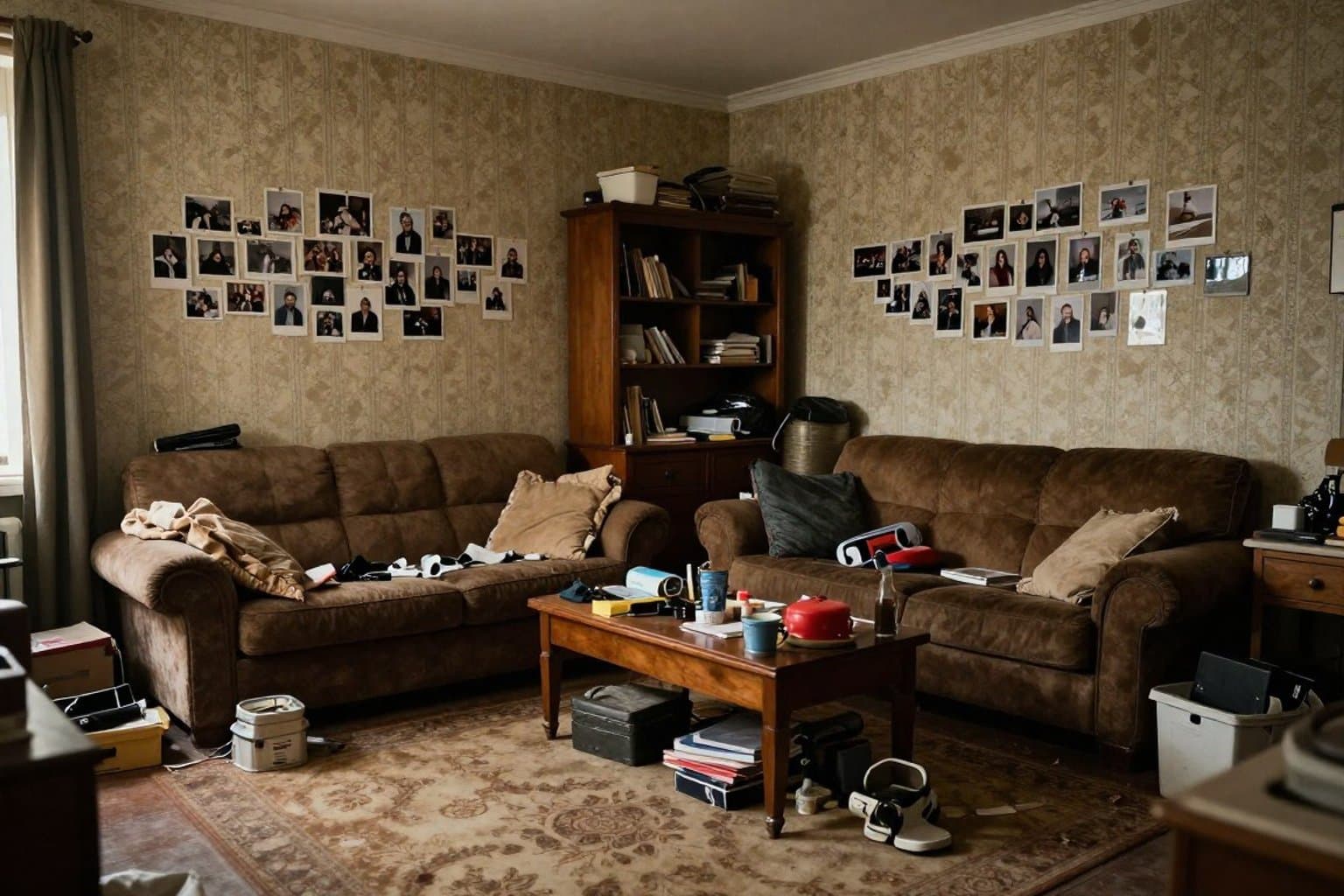 Leerer Raum vor Virtual Staging