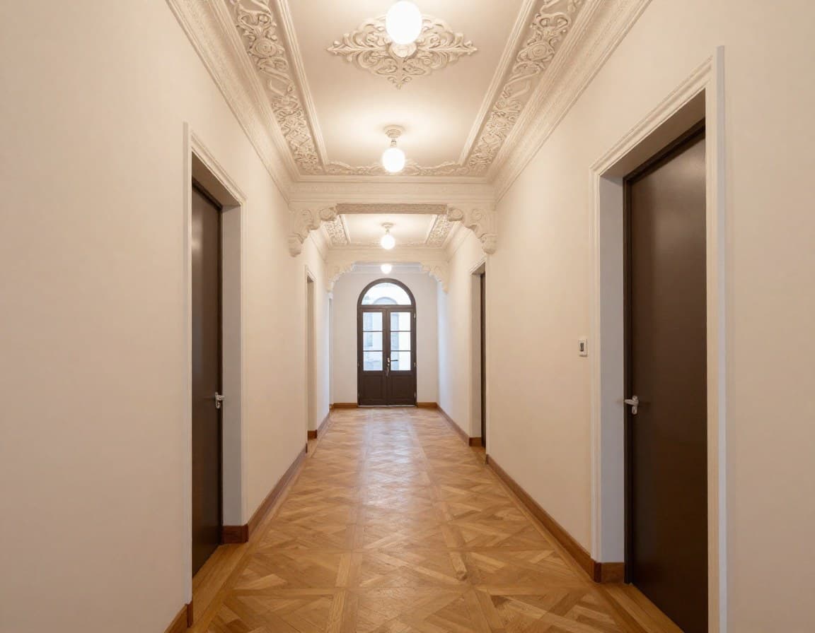 Kölner Gründerzeit-Altbau — Stuck und Dielenboden, typisch Südstadt und Ehrenfeld