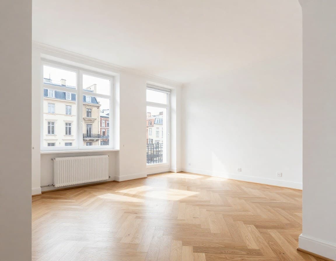 Immobilien-Reel erstellen — helles Wohnzimmer als Basis für Social-Media-Video-Content