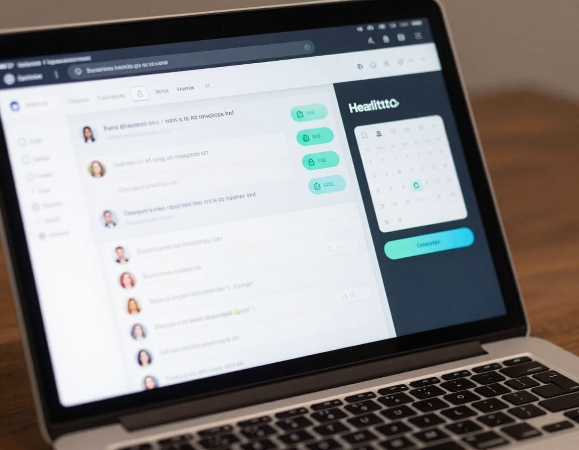 KI Chatbot Dashboard für Immobilienmakler — Gesprächsübersicht, Lead-Status und automatische Terminbuchungen