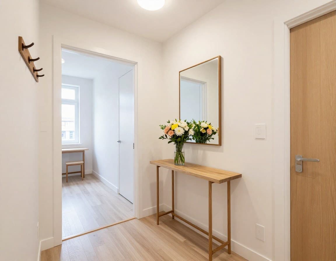 Besichtigung vorbereiten beim Privatverkauf — aufgeräumtes Wohnzimmer bereit für Käufer