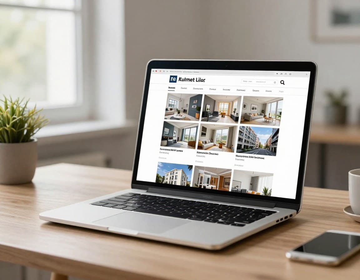 Immobilieninserat auf Online-Portal — professionelle Fotos steigern Klickrate