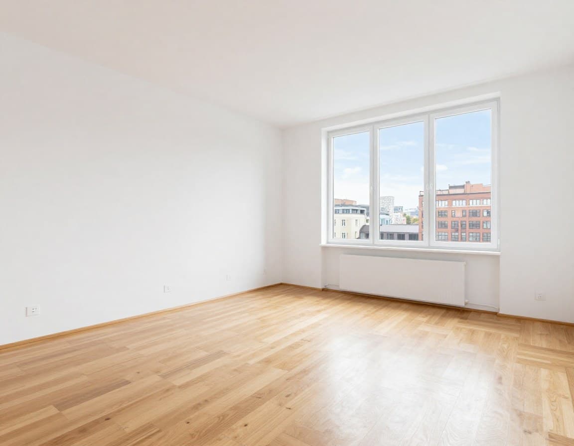 ImmoScout24 Inserat optimieren mit Virtual Staging — leere Wohnung vorher vs. eingerichtet nachher