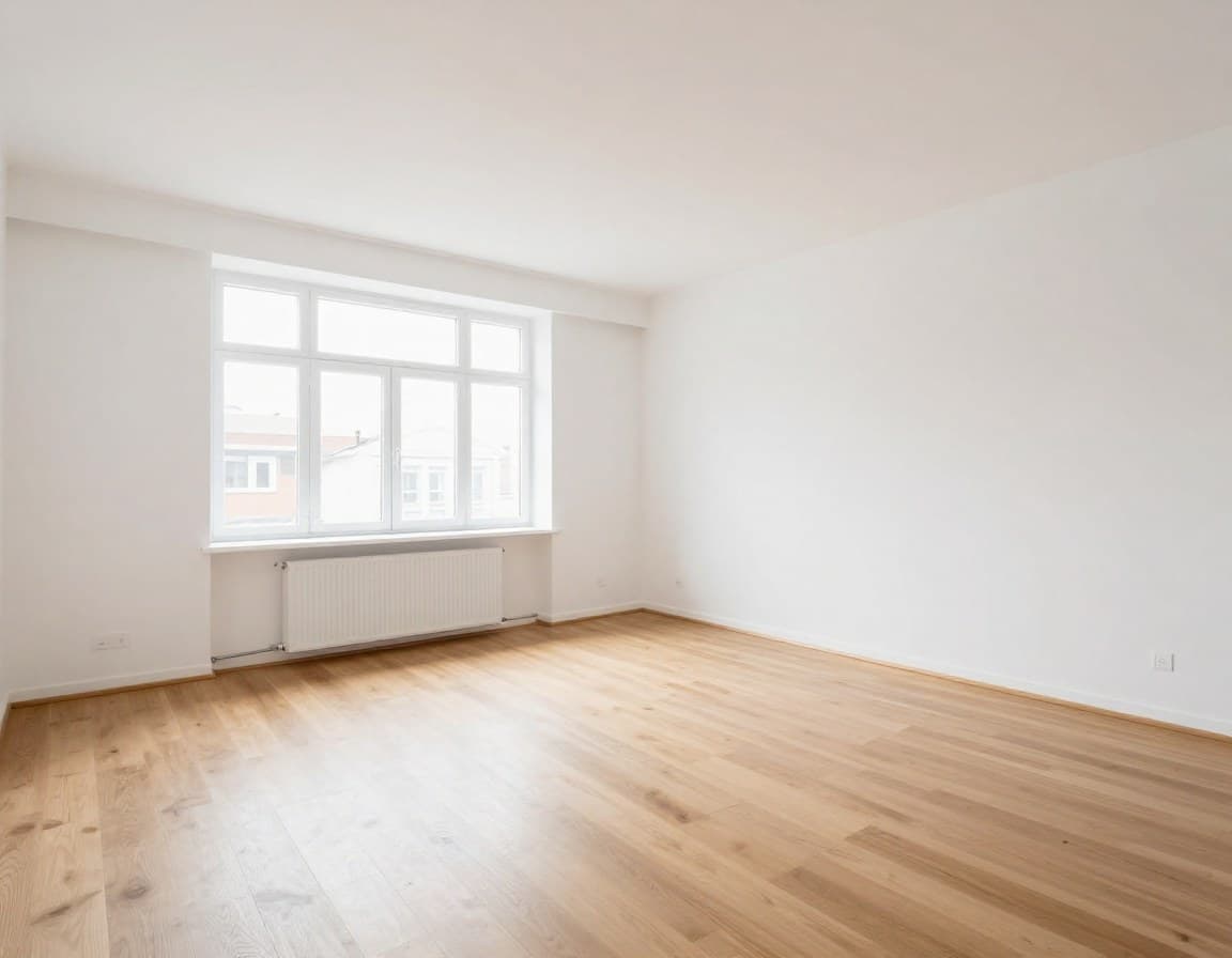 Leeres Esszimmer vor Virtual Staging