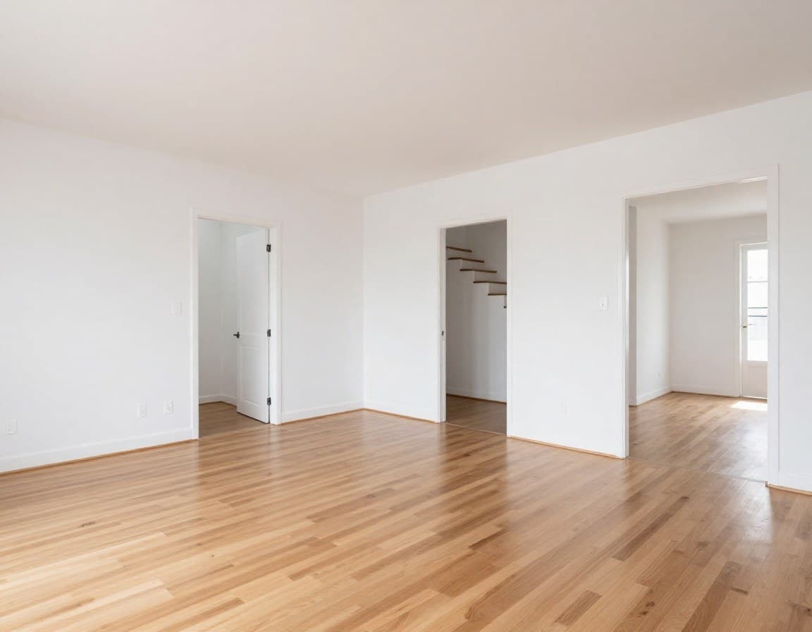 Leeres Haus vor Virtual Staging