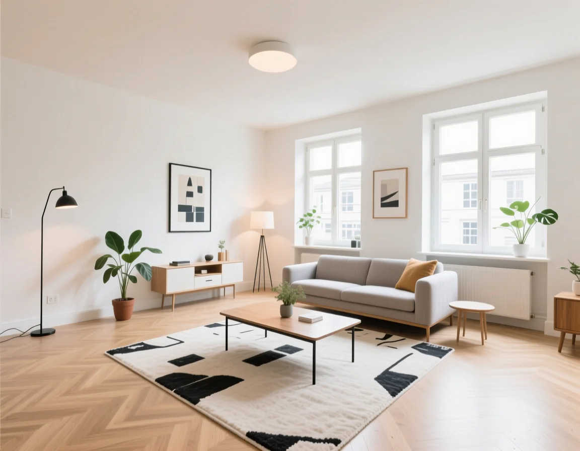 Küche nach Virtual Staging mit KI-Möblierung