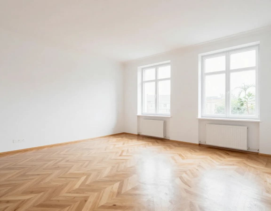 Leeres Küche vor Virtual Staging