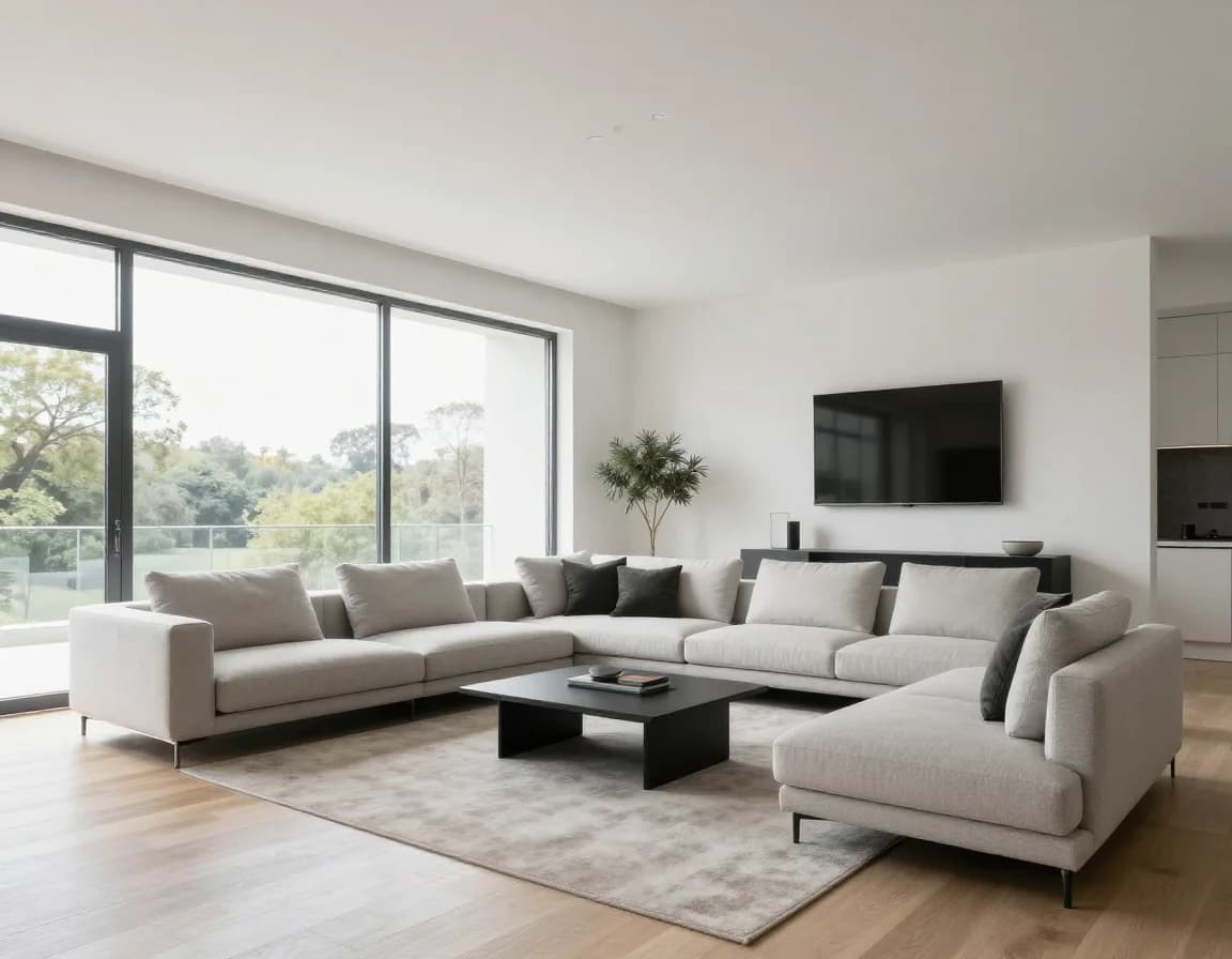 Modern-Landhausstil Virtual Staging Beispiel