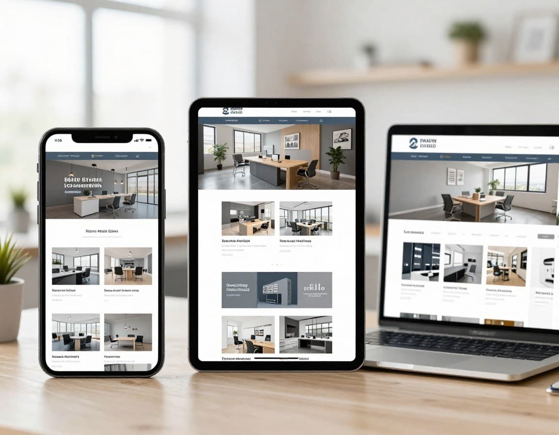 Verschiedene Geräte zeigen unterschiedliche Online-Exposé-Tools im Vergleich