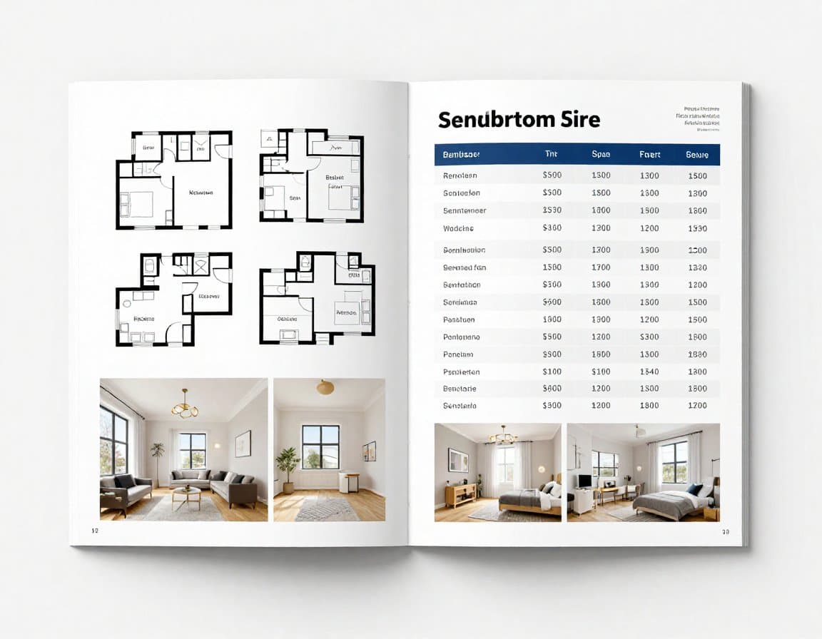 Professionelles MFH-Exposé — Titelseite mit Renditekennzahlen und Objektfotos