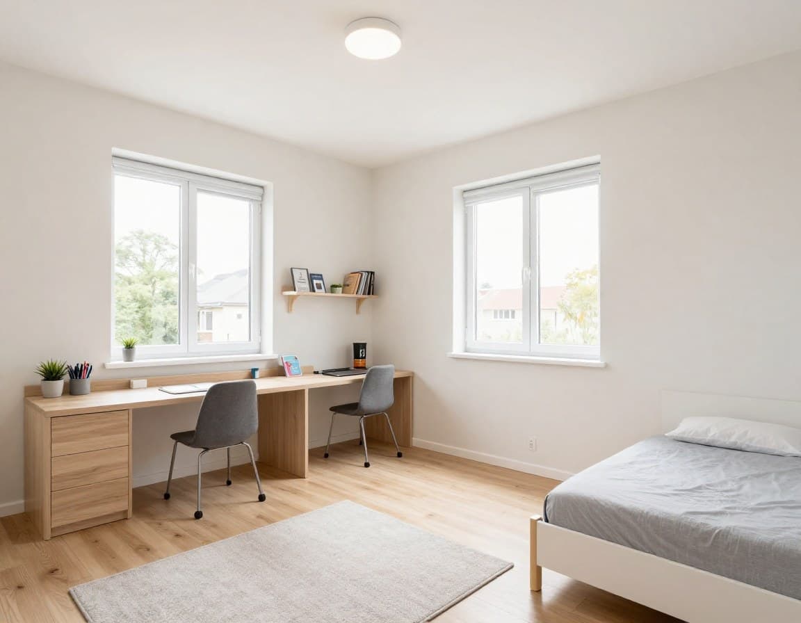 Geräumiges Kinderzimmer in einem 150 qm Einfamilienhaus