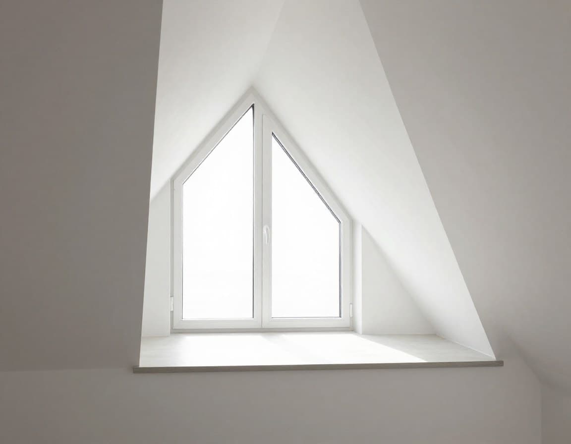 Gauben-Fenster im Dachgeschoss mit zusätzlicher Kopfhöhe und Tageslicht