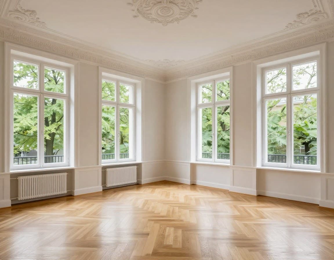 Klassische Altbauwohnung in Bremen Schwachhausen mit Stuck und hohen Decken ideal fur Home Staging