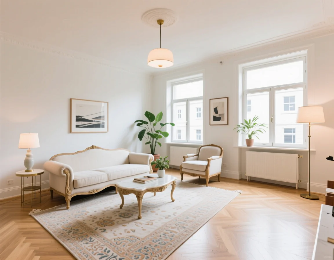 Hamburger Altbauwohnung nach Virtual Staging