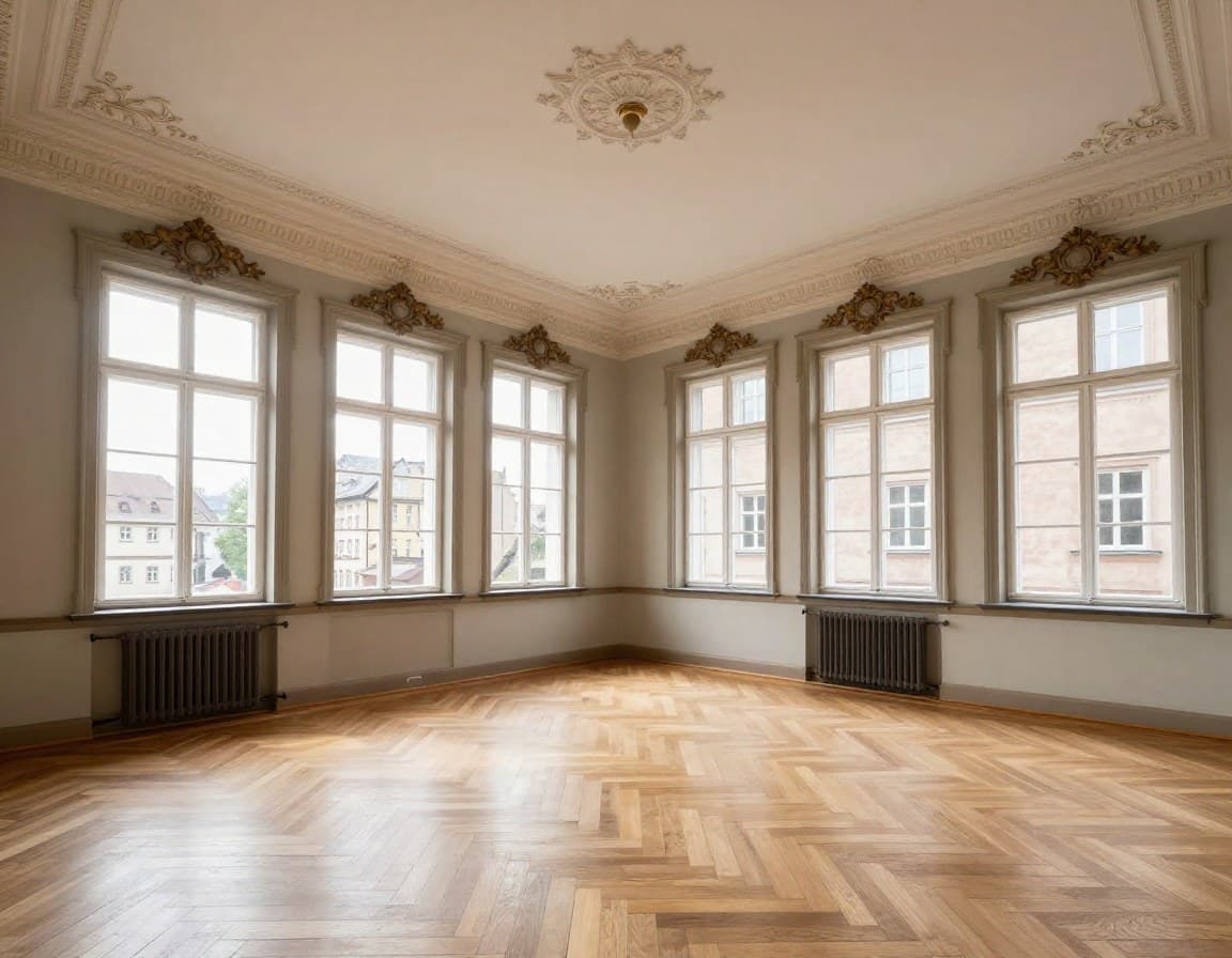 Home Staging Nürnberg Altstadt historische Wohnung mit hohen Decken