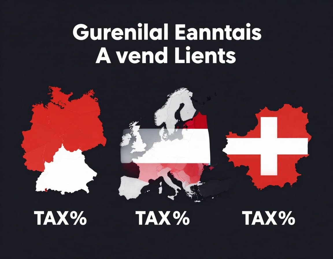 Steuerbelastung beim Immobilienverkauf im DACH-Vergleich — Deutschland, Österreich, Schweiz