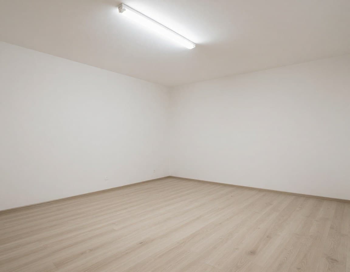 Leere Wohnung ohne Möbel vor dem Verkauf - typisches Problem ohne Home Staging