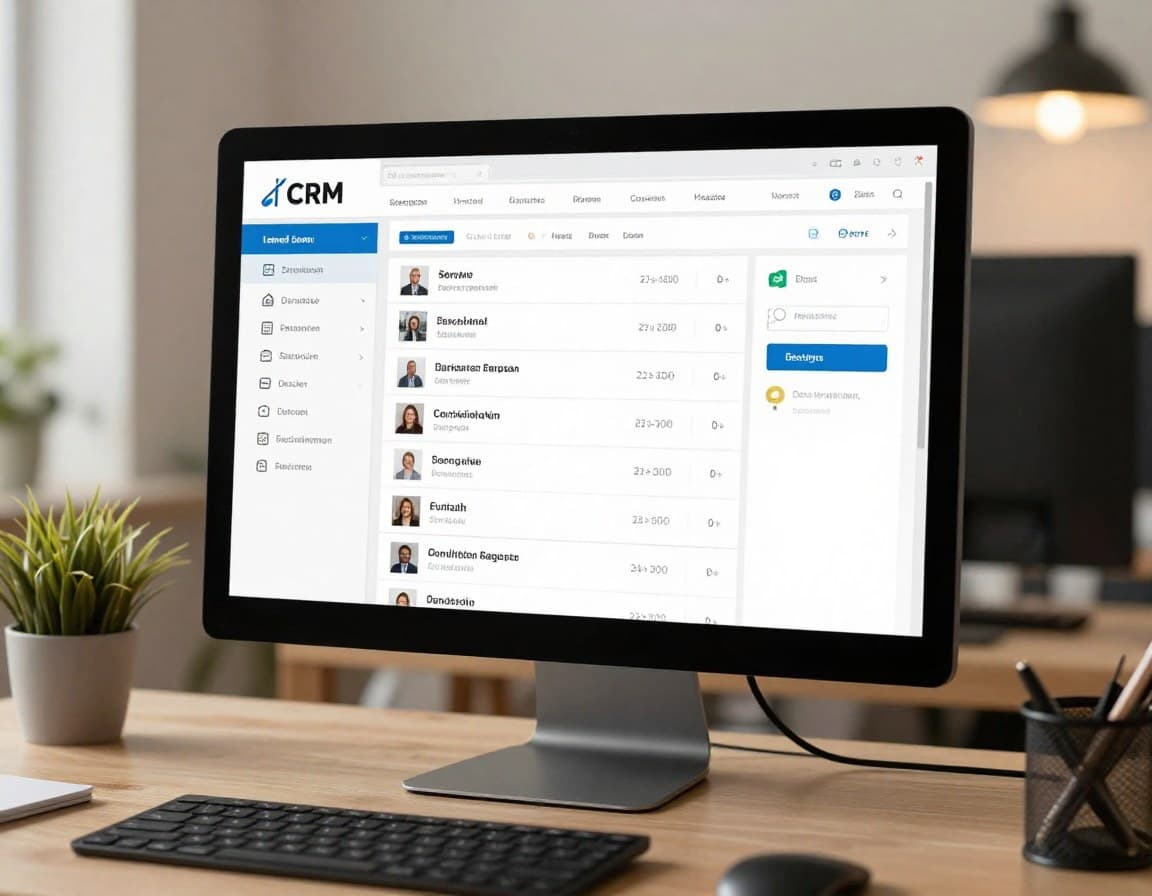 CRM-Dashboard mit Chatbot-Integration für Immobilienmakler