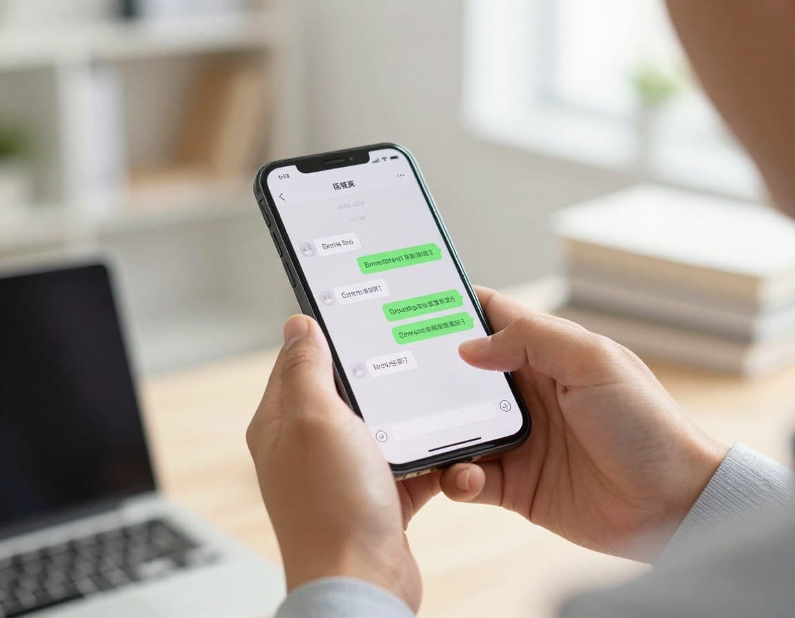 Immobilienmakler nutzt KI-Chatbot auf dem Smartphone zur Lead-Kommunikation