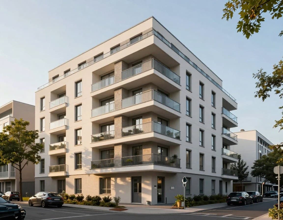 Deutsche Wohnimmobilie zur KI-gestützten Marktwertanalyse und Preisbewertung