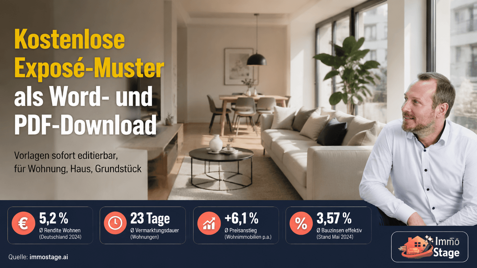 Exposé Muster für Immobilien — kostenlose Vorlage und Beispiele