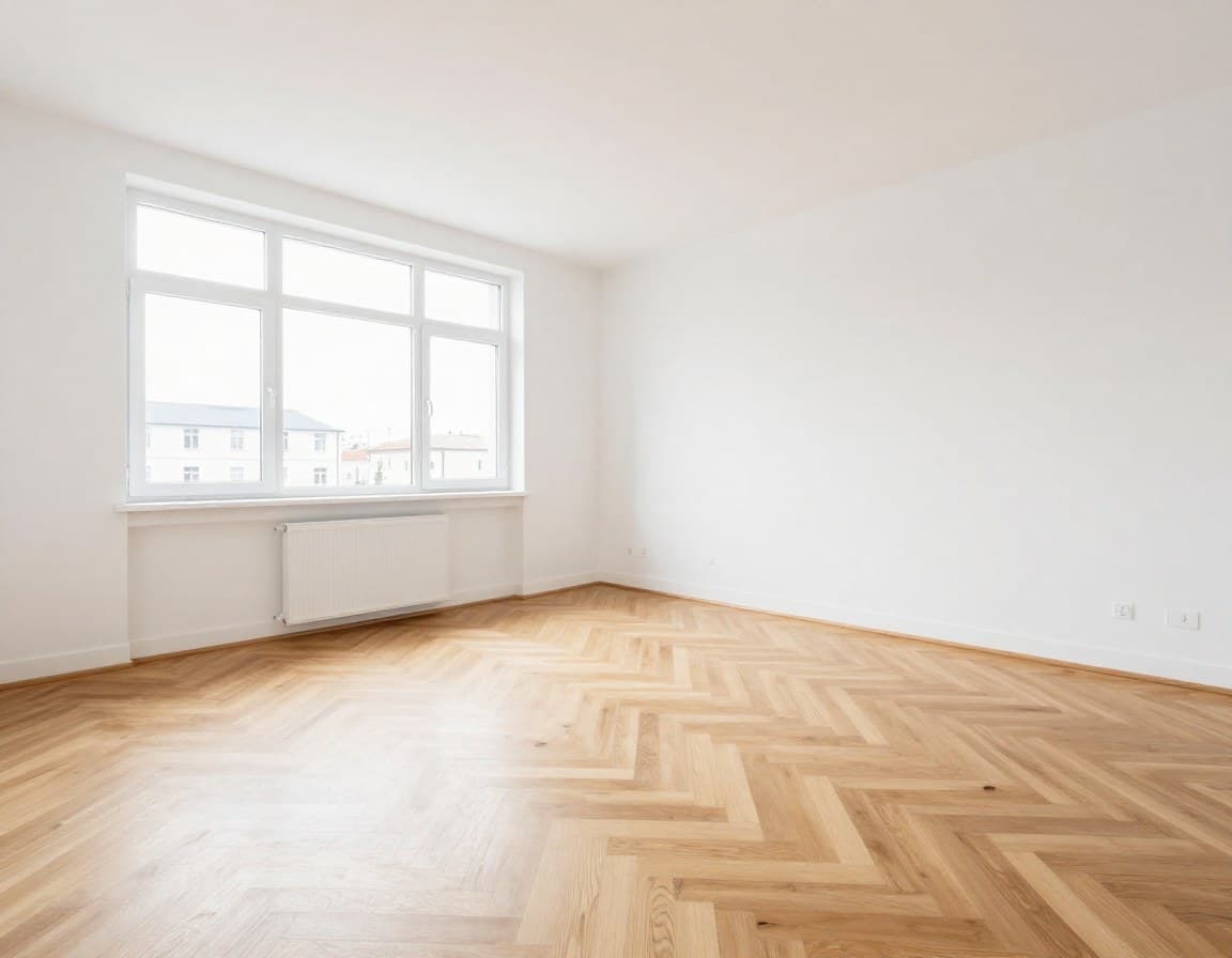 Wohnung fotografieren Tipps — leerer Raum vor dem virtuellen Home Staging