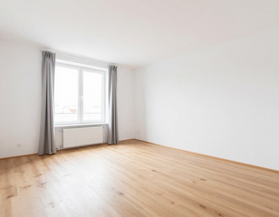Leeres Schlafzimmer vor dem Virtual Staging - Apply Design Alternative ImmoStage