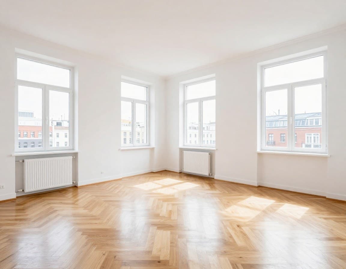 Modernes Wohnzimmer fur virtuelles Home Staging — ImmoStage vs HomeStagingKI Vergleich