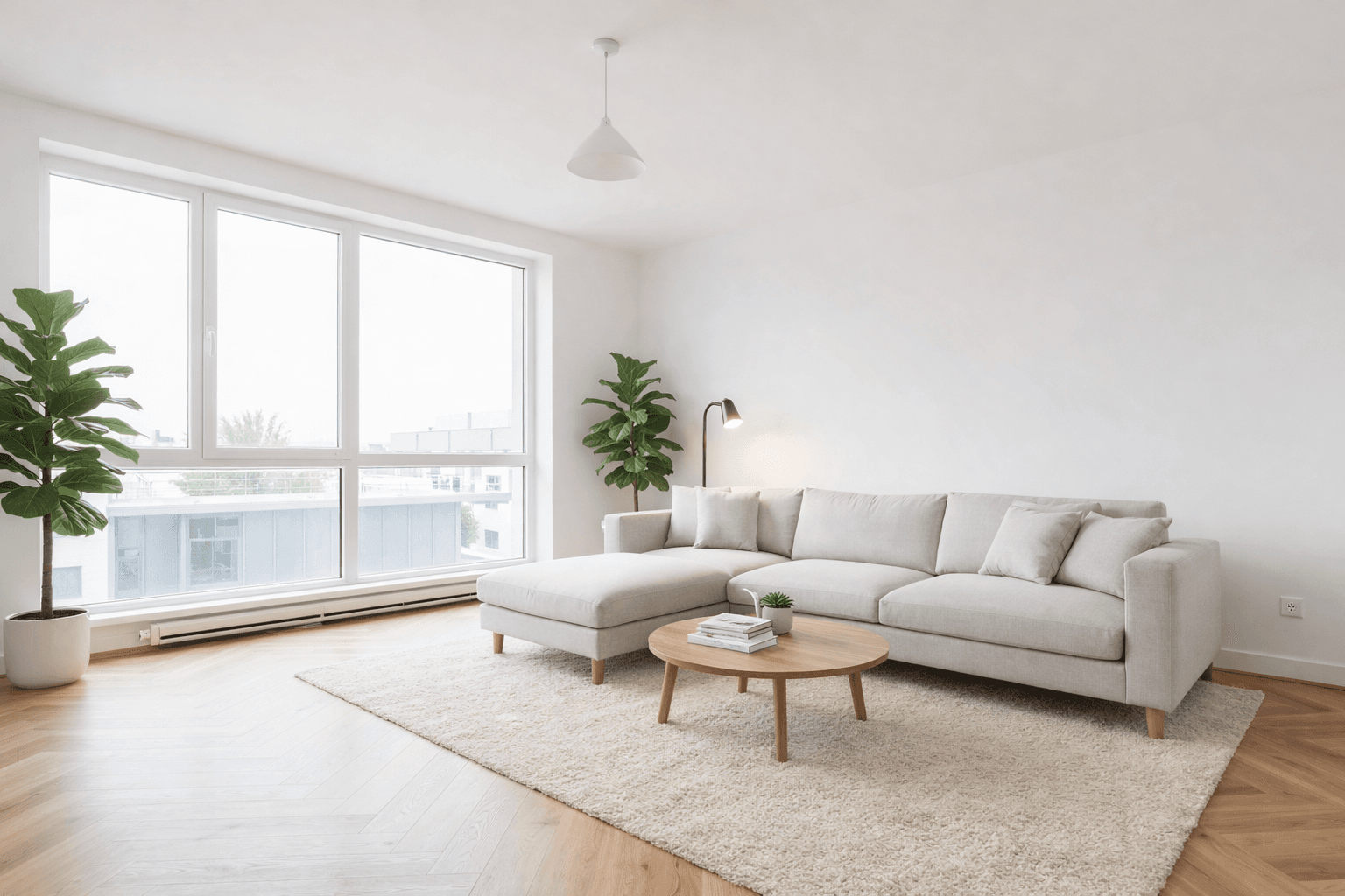 Pi\u00e8ce apr\u00e8s le home staging virtuel par IA