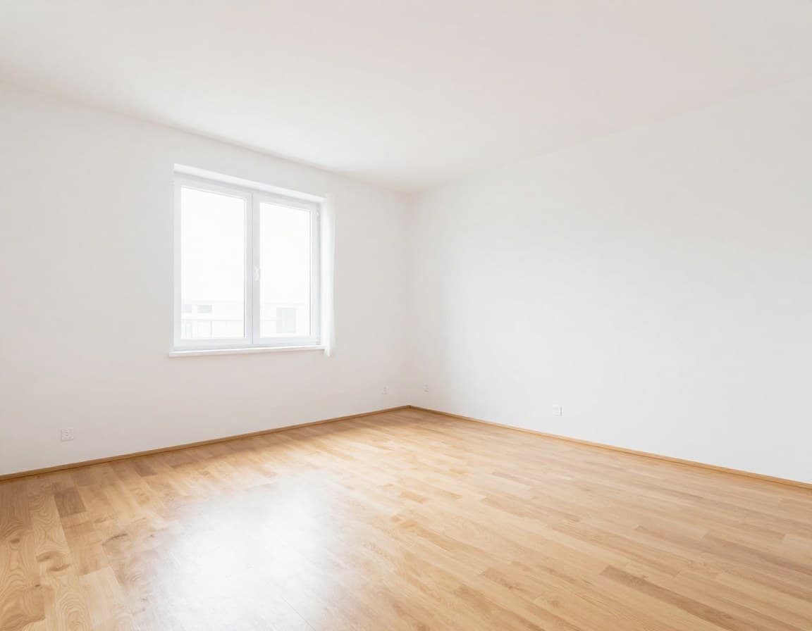 Leeres Kinderzimmer vor Virtual Staging