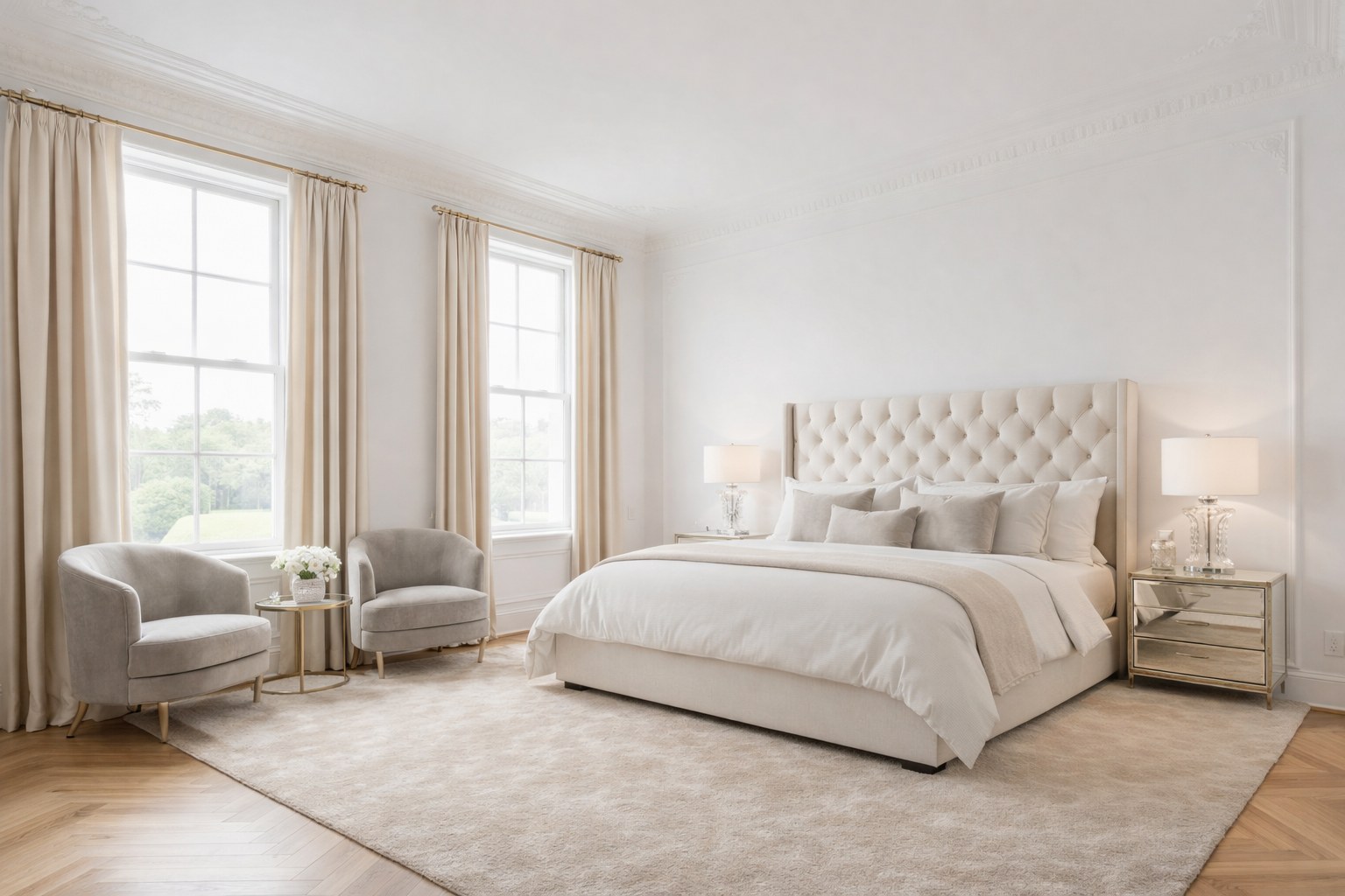 Gästezimmer Virtual Staging Vorher-Nachher